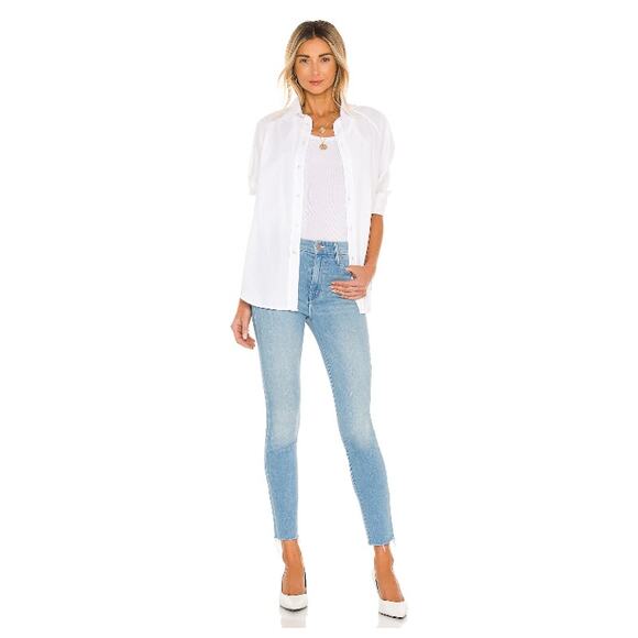MOTHER The Looker Ankle Fray Skinny Size 26